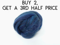 Rip Currents- Superfine Merino & Tussah Silk- Tour de Fleece. 50g (DHG)