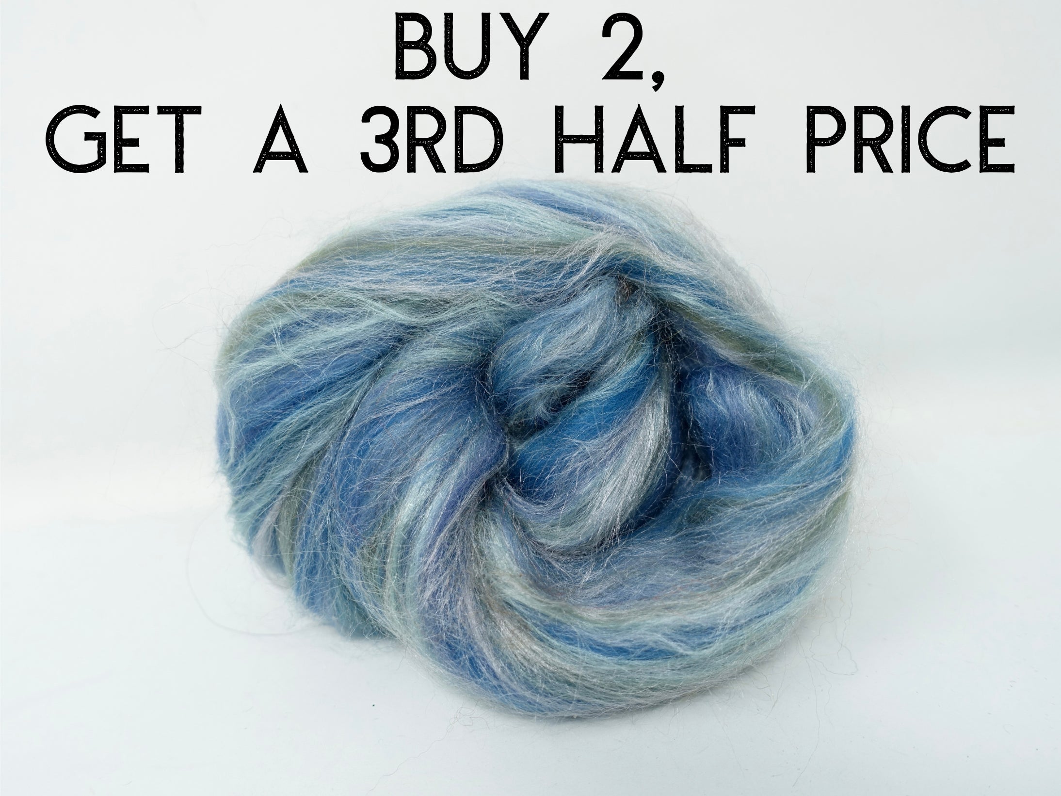Sea Glass- Superfine Merino & Tussah Silk- Tour de Fleece. 50g (DHG)