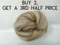 Shell Fragments- Superfine Merino & Tussah Silk- Tour de Fleece. 50g (DHG)
