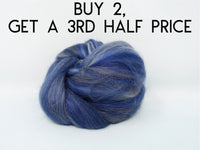 Winter Beaches- Superfine Merino & Tussah Silk- Tour de Fleece. 50g (DHG)