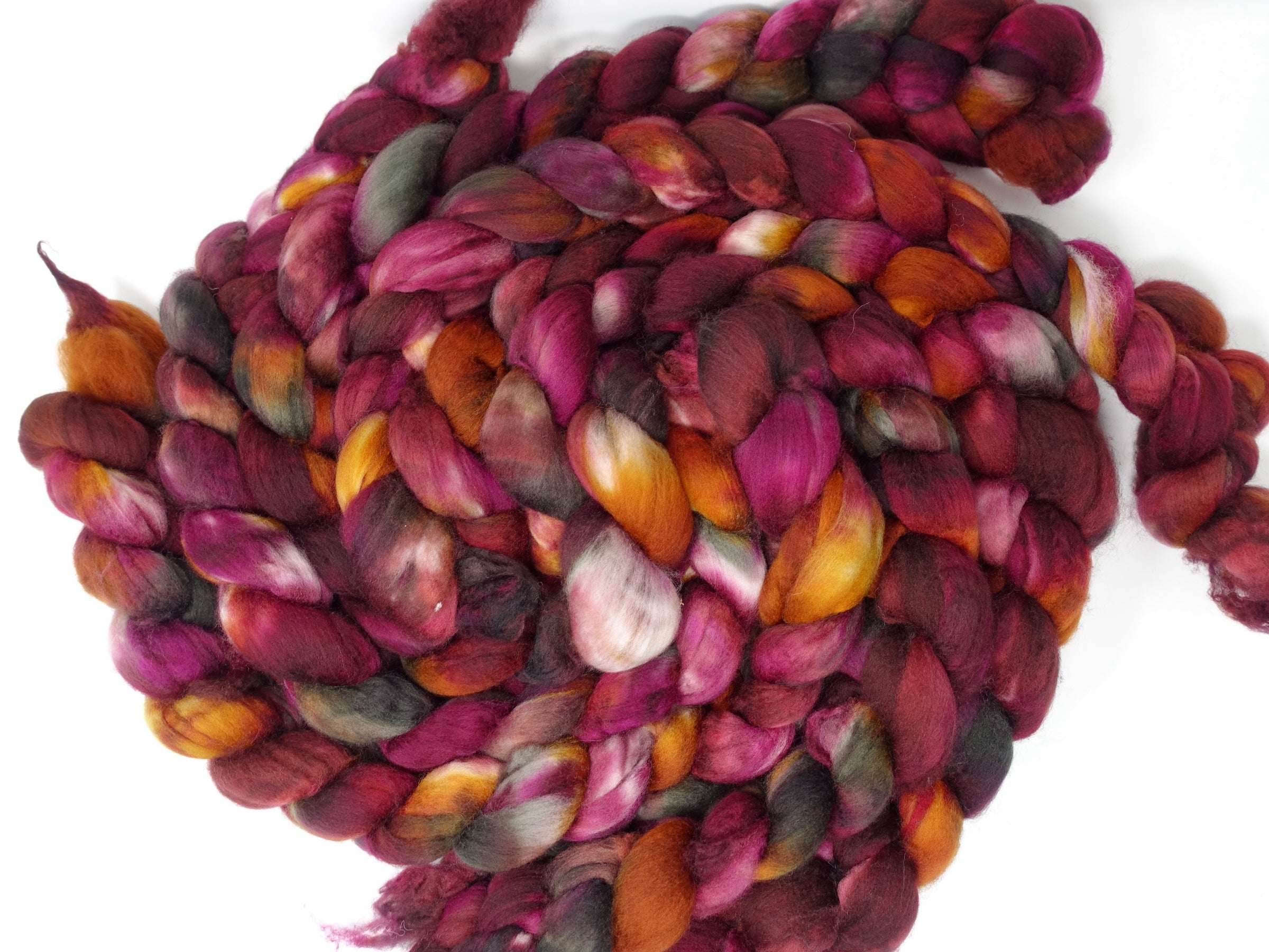 Superfine Superwash Merino 18.5mic, Hand Dyed Variegated 100g