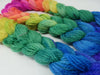 Hand Dyed Gradient Warp- BFL & Mohair ~400m per 100g. 150 ends. ~2.2m or 4.8m length