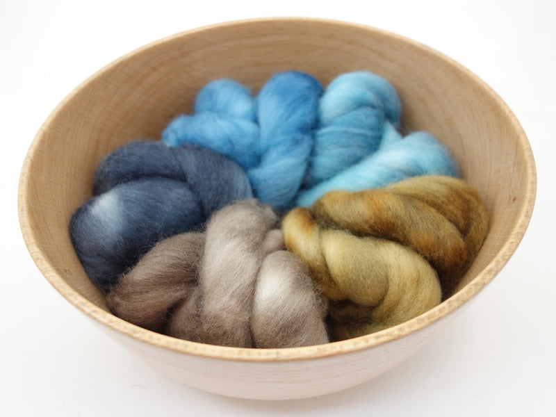 Colours of Cambria: Mountain - 100g Cambrian (Welsh x BFL) Wool - Hilltop Cloud