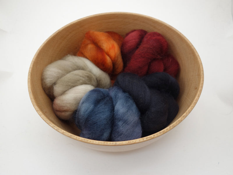 Colours of Cambria: Steam - 100g Cambrian (Welsh x BFL) Wool - Hilltop Cloud