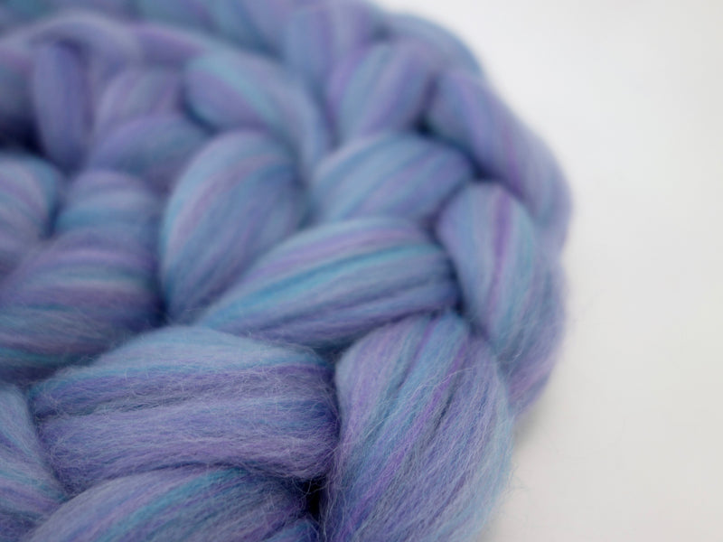 Asgard- Nordic Collection. Blended Corriedale & Merino Top, 100g - Hilltop Cloud