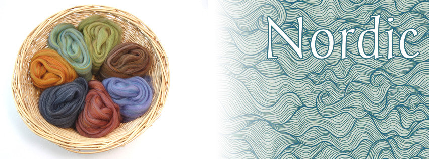 Frigg- Nordic Collection. Blended Corriedale & Merino Top, 100g - Hilltop Cloud