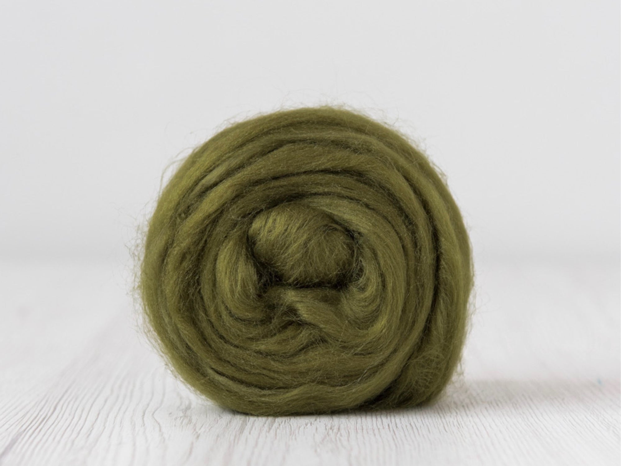 Olive- Tussah Silk Tops- 50g & 100g- (DHG)